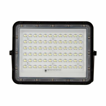 LED Exterior regulação solar holofote LED/15W/3,2V IP65 6400K preto + controlo remoto