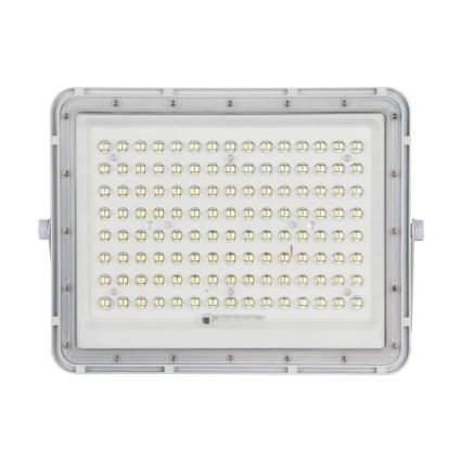 LED Holofote solar exterior LED/20W/3,2V 6400K branco IP65 + controlo remoto