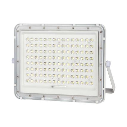 LED Holofote solar exterior LED/20W/3,2V 6400K branco IP65 + controlo remoto