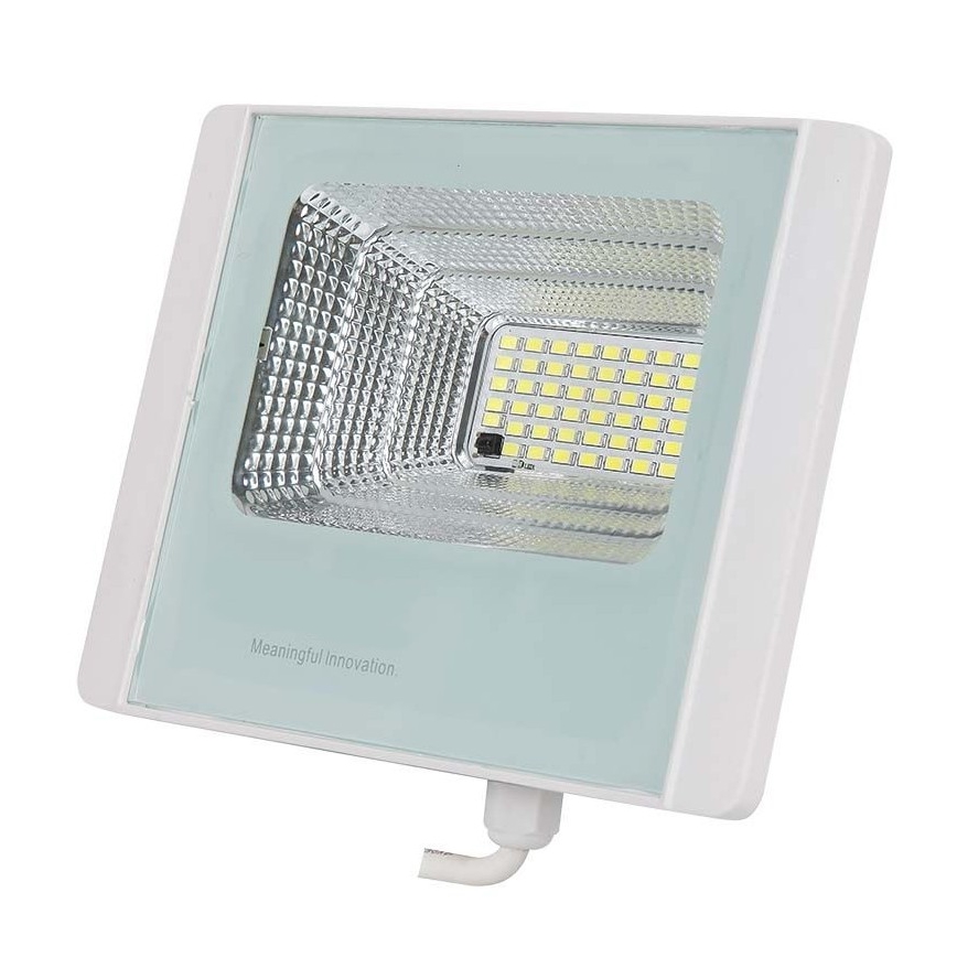 LED Holofote solar exterior LED/20W/3,2V IP65 6400K + controlo remoto