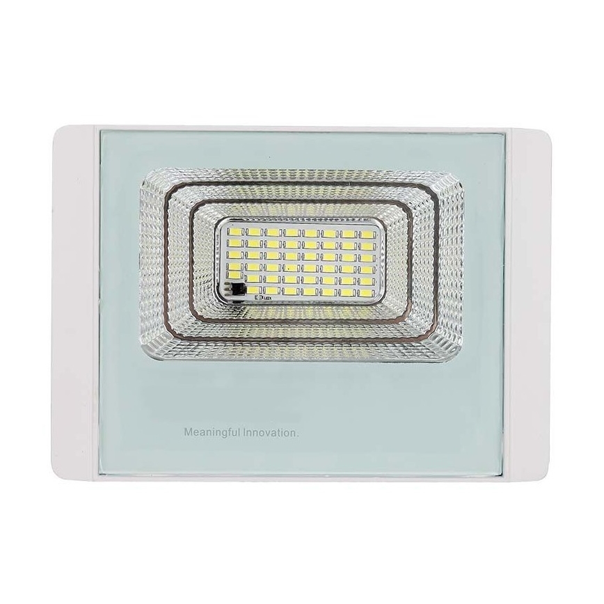 LED Holofote solar exterior LED/20W/3,2V IP65 6400K + controlo remoto