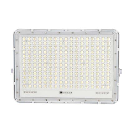 LED Holofote solar exterior LED/30W/3,2V 4000K branco IP65 + controlo remoto
