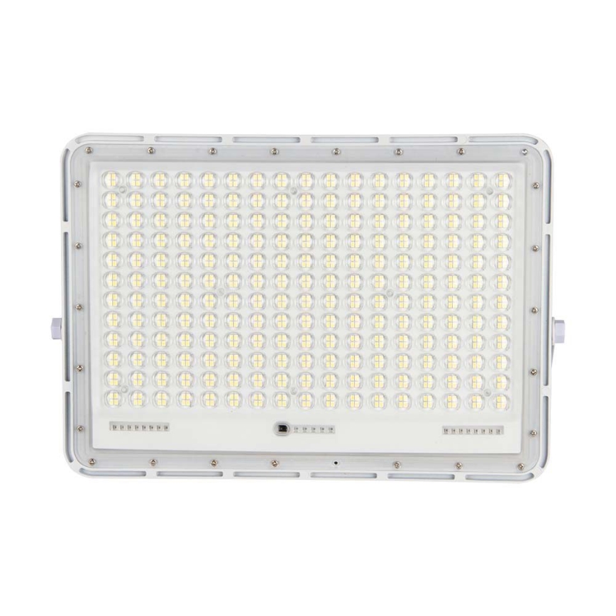 LED Holofote solar exterior LED/30W/3,2V 4000K branco IP65 + controlo remoto