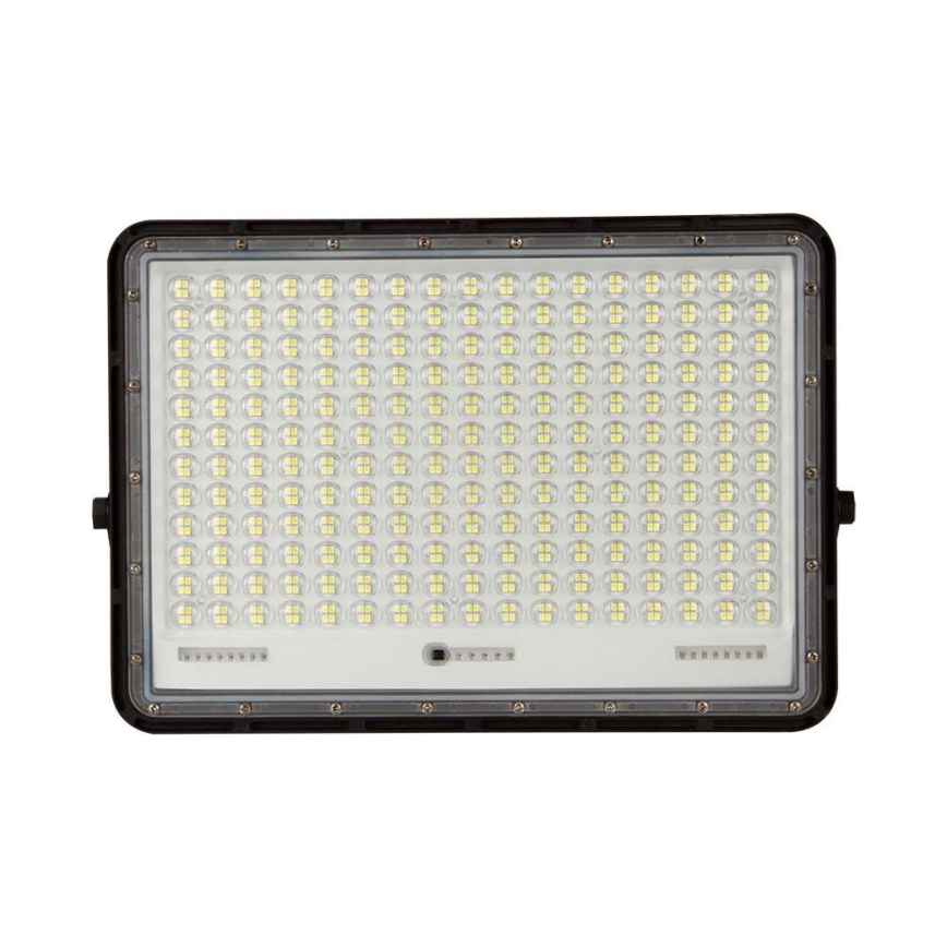 LED Holofote solar exterior LED/30W/3,2V 4000K preto IP65 + controlo remoto