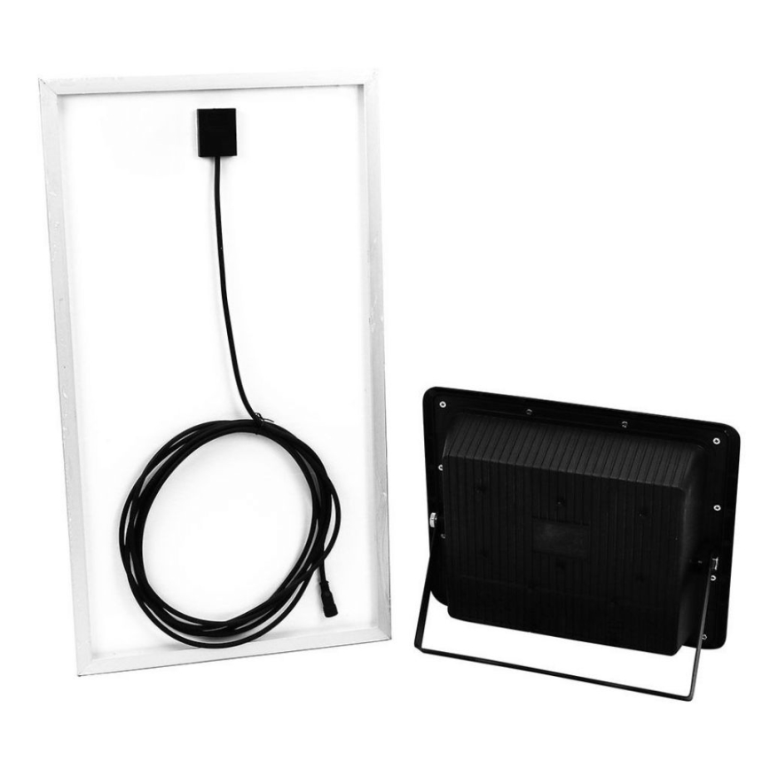 LED Holofote solar exterior LED/40W/10V IP65 6000K + controlo remoto