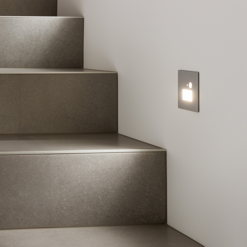 LED Iluminação de escada com um sensor de movimento LED/1,5W/230V 3000K/4000K/6500K