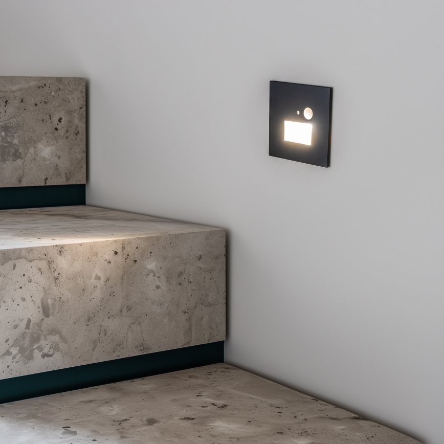 LED Iluminação de escada com um sensor de movimento LED/1,5W/230V 3000K/4000K/6500K