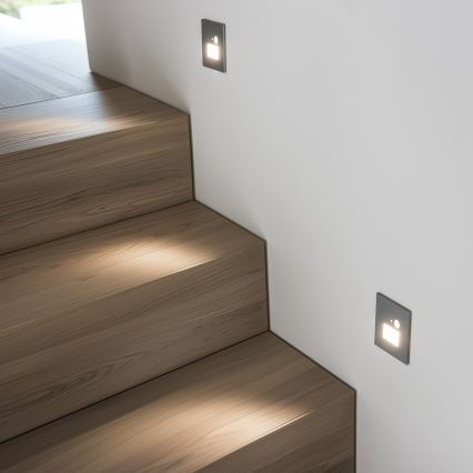 LED Iluminação de escada com um sensor de movimento LED/1,5W/230V 3000K/4000K/6500K