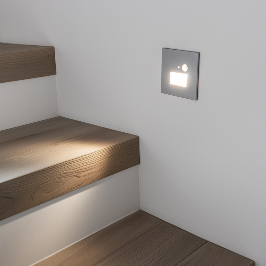 LED Iluminação de escada com um sensor de movimento LED/1,5W/230V 3000K/4000K/6500K