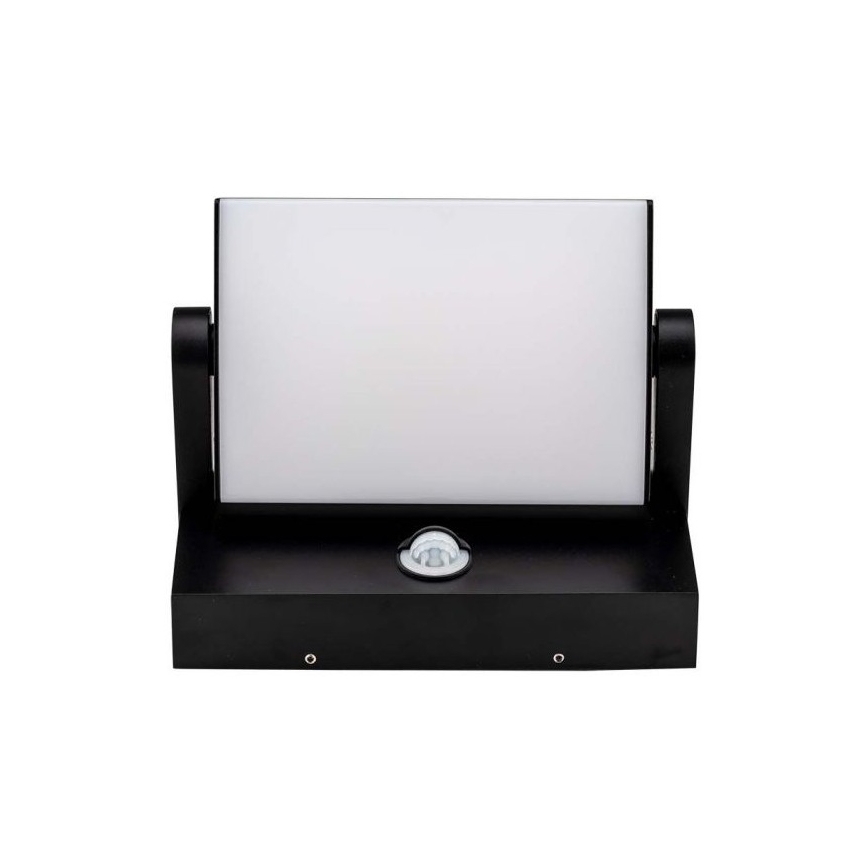 LED Iluminação de parede exterior com sensor LED/17W/230V 3000K IP65 preto