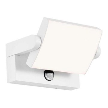 LED Iluminação de parede exterior com sensor LED/17W/230V 4000K IP65 branco