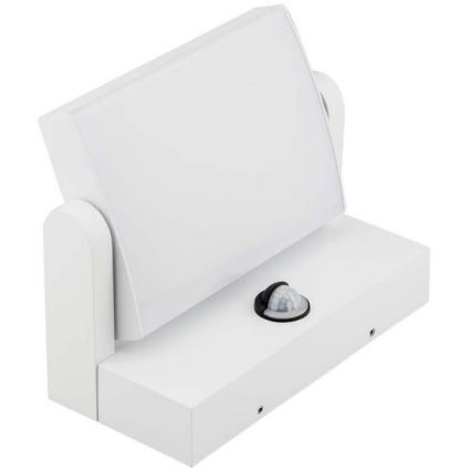 LED Iluminação de parede exterior com sensor LED/17W/230V 4000K IP65 branco