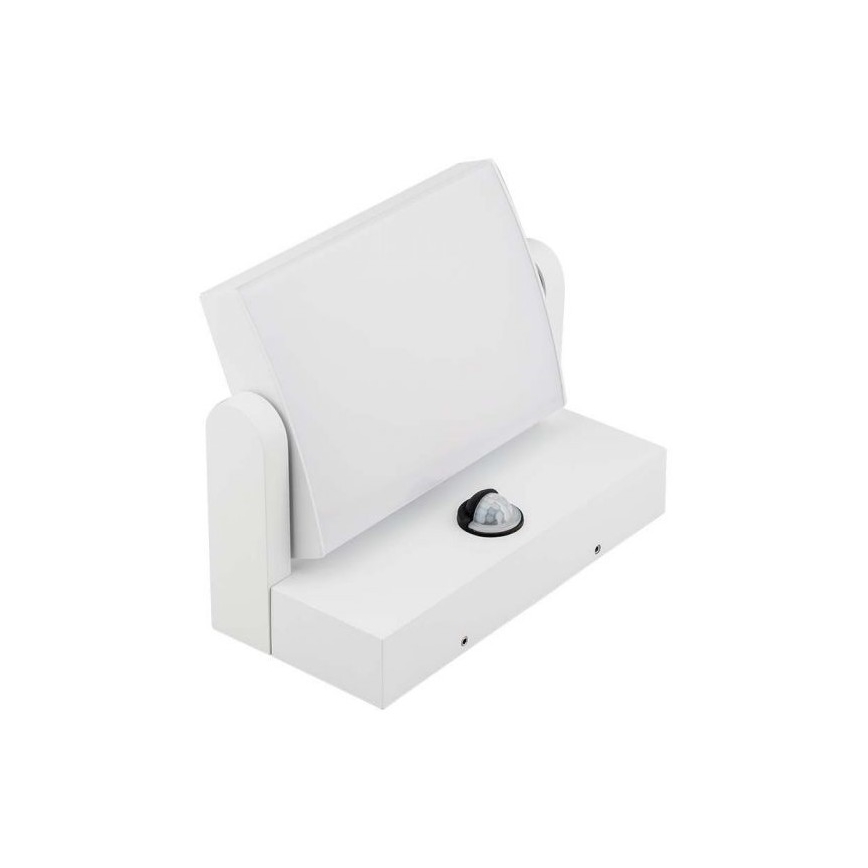 LED Iluminação de parede exterior com sensor LED/17W/230V 4000K IP65 branco