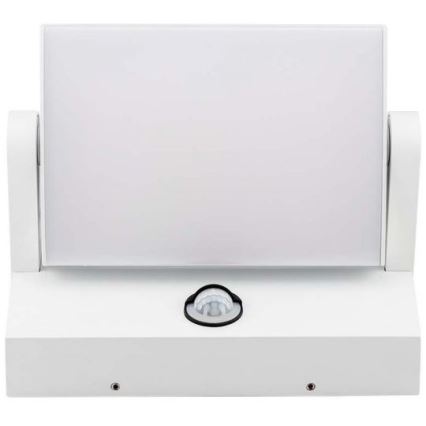 LED Iluminação de parede exterior com sensor LED/17W/230V 4000K IP65 branco