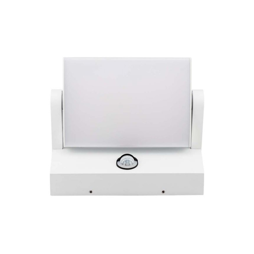 LED Iluminação de parede exterior com sensor LED/17W/230V 4000K IP65 branco