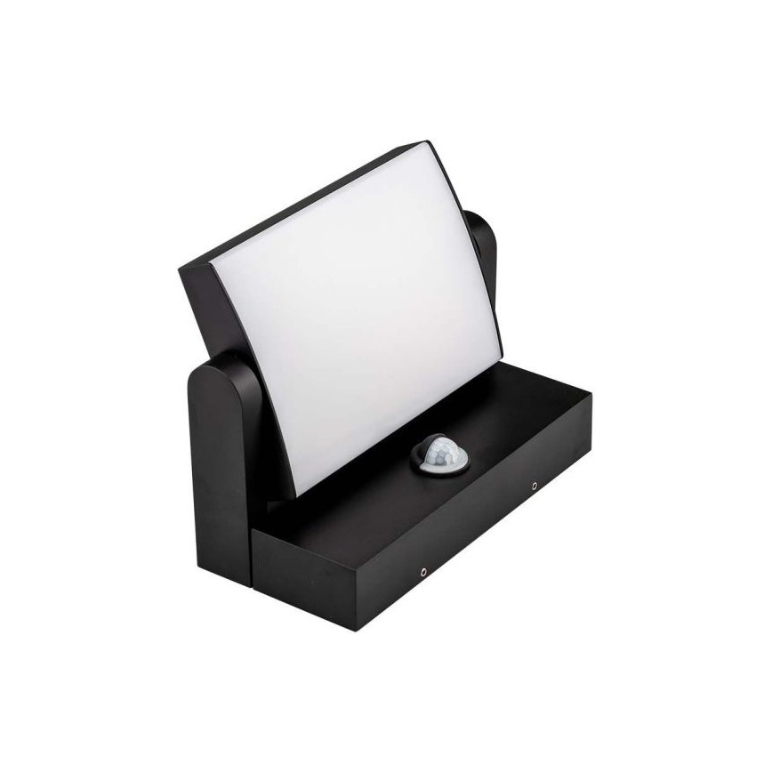 LED Iluminação de parede exterior com sensor LED/17W/230V 4000K IP65 preto