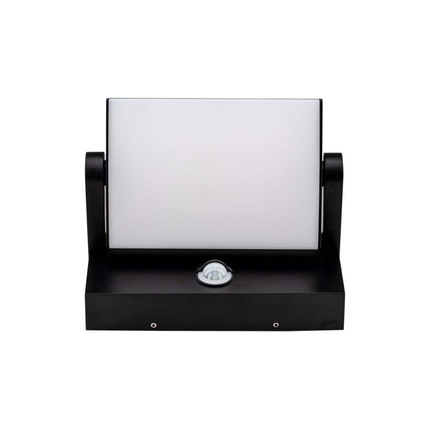 LED Iluminação de parede exterior com sensor LED/17W/230V 4000K IP65 preto