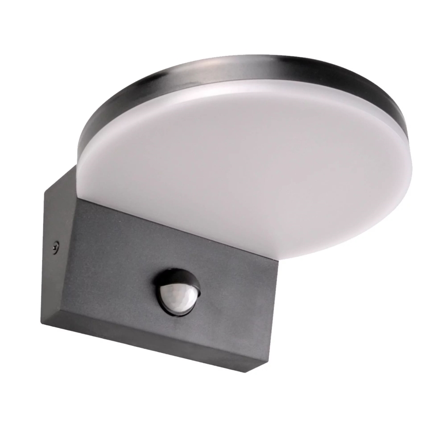 LED Iluminação de parede exterior com sensor TESA LED/10W/230V IP54 preto