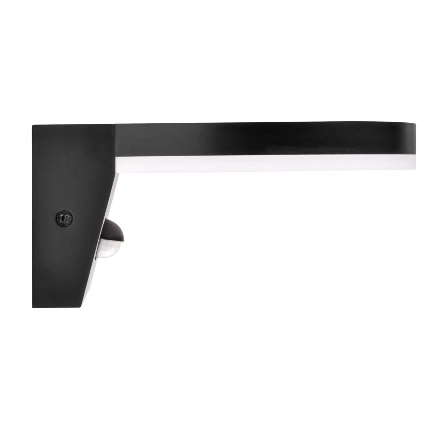 LED Iluminação de parede exterior com sensor TESA LED/10W/230V IP54 preto