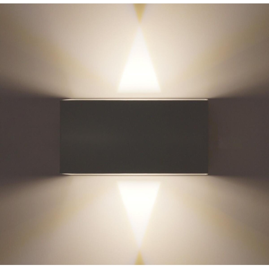 LED Iluminação de parede exterior LED/12W/230V IP54 branco
