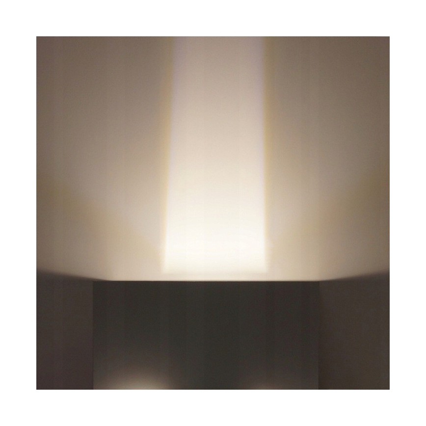 LED Iluminação de parede exterior LED/12W/230V IP54 branco