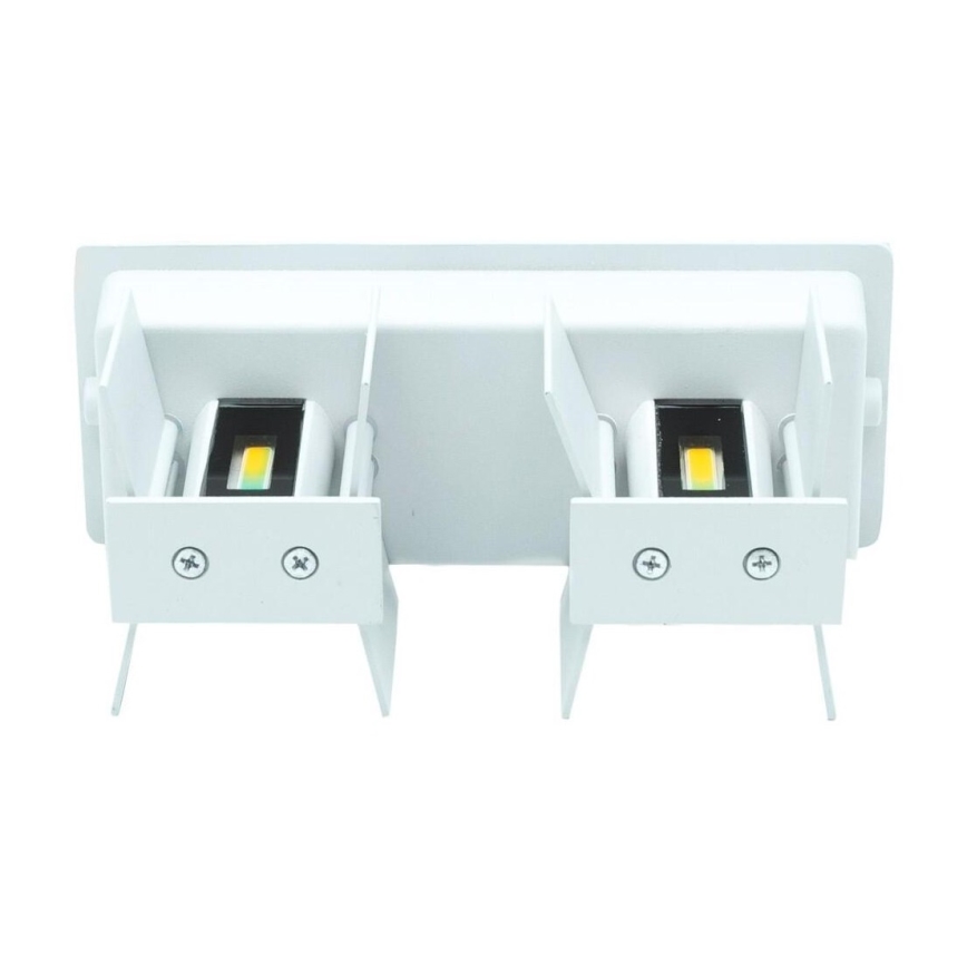 LED Iluminação de parede exterior LED/12W/230V IP54 branco