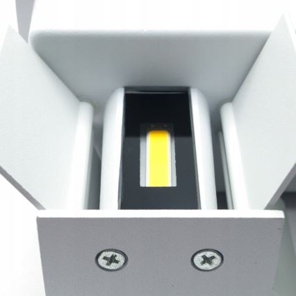 LED Iluminação de parede exterior LED/12W/230V IP54 branco
