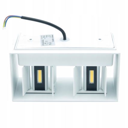 LED Iluminação de parede exterior LED/12W/230V IP54 branco