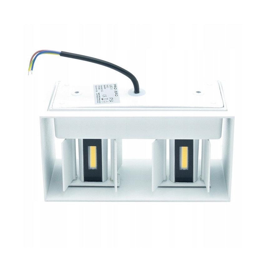 LED Iluminação de parede exterior LED/12W/230V IP54 branco