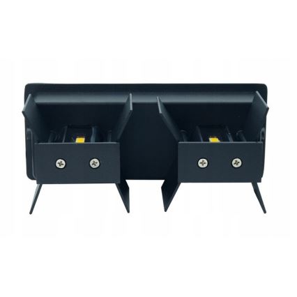 LED Iluminação de parede exterior LED/12W/230V IP54 preto