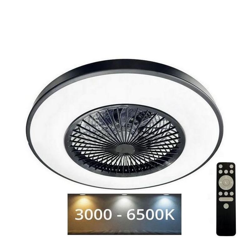 LED Iluminação de teto com regulação e ventoinha OPAL LED/72W/230V 3000-6500 + comando