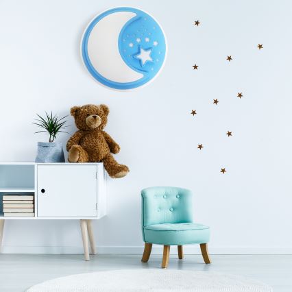 LED Iluminação de teto para criança com regulação NOTTE LED/40W/230V + controlo remoto
