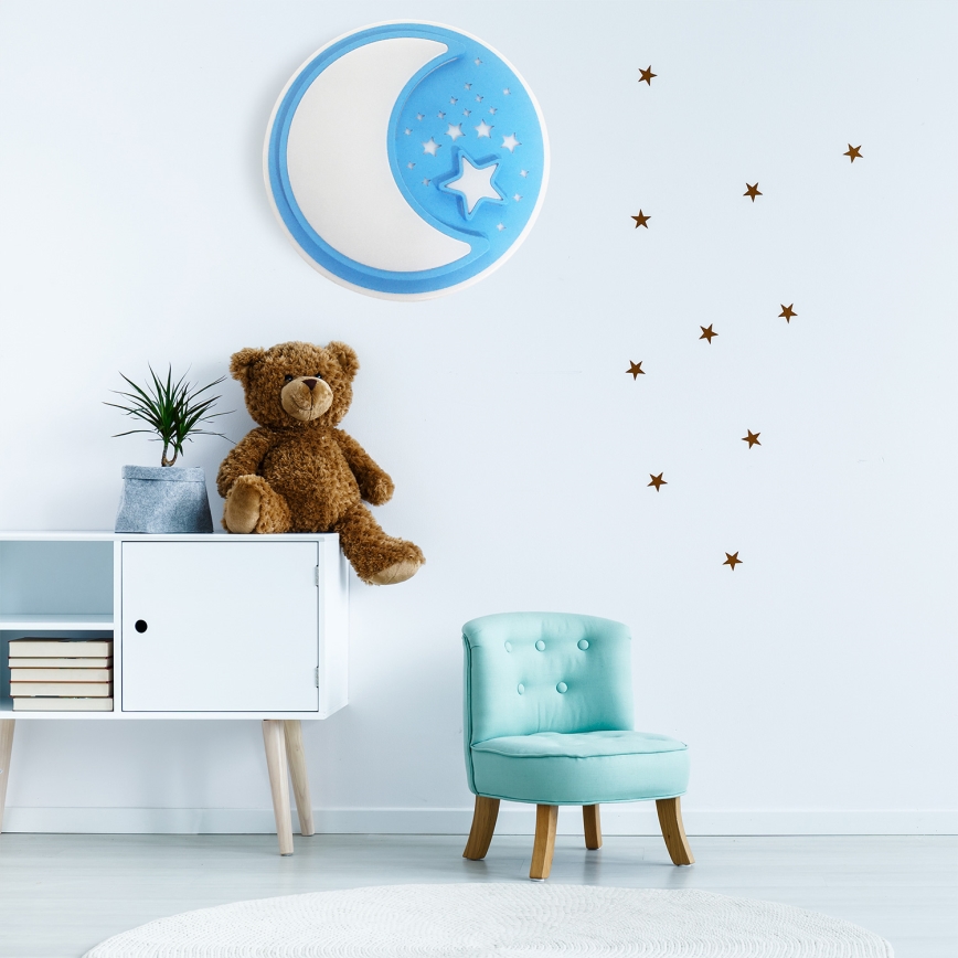 LED Iluminação de teto para criança com regulação NOTTE LED/40W/230V + controlo remoto