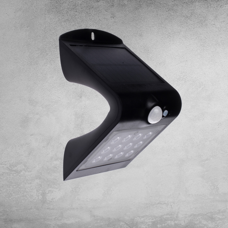 LED Iluminação solar com sensor de movimento LED/1,5W/1200 mAh 3,7V IP65