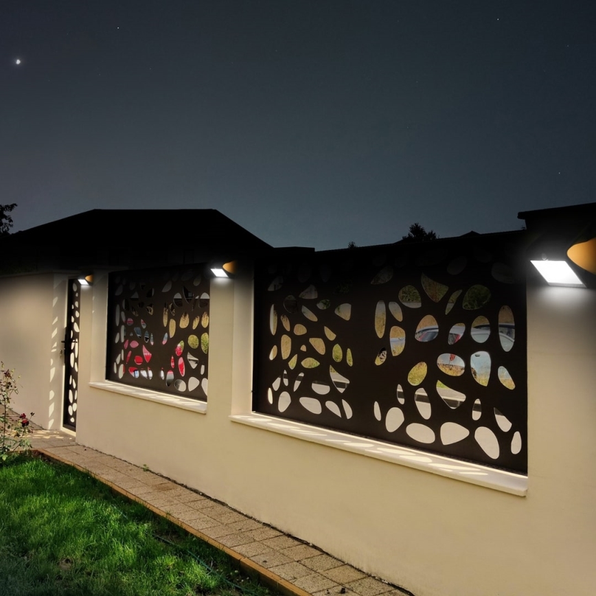 LED Iluminação solar com sensor de movimento LED/3,2W/2000 mAh 3,7V IP65