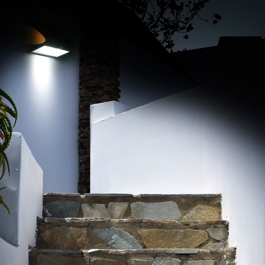 LED Iluminação solar com sensor de movimento LED/6,8W/4000 mAh 3,7V IP65