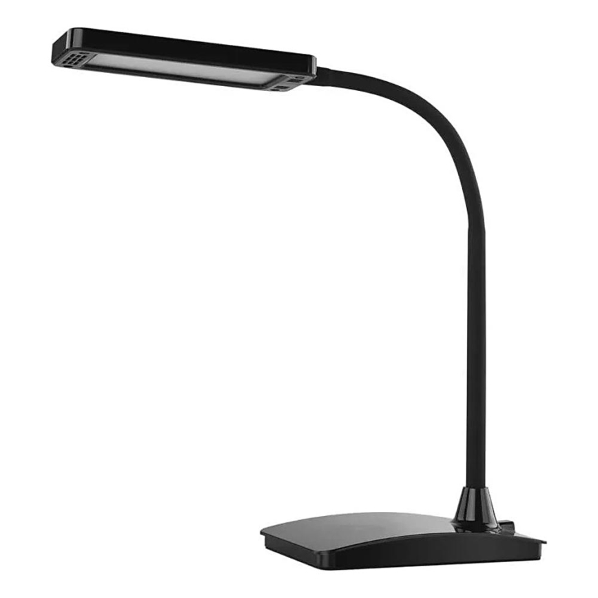 LED Lâmpada de mesa regulável EDDY LED/6W/230V 3000/4500/6800K preta