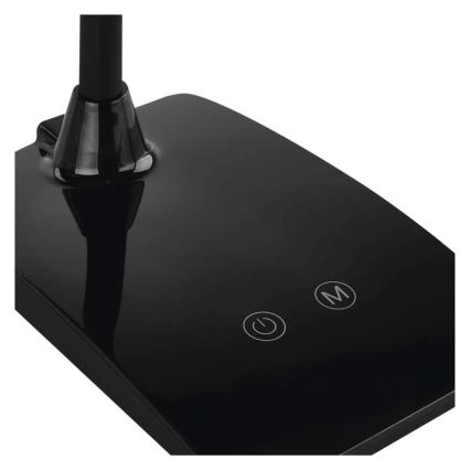 LED Lâmpada de mesa regulável EDDY LED/6W/230V 3000/4500/6800K preta