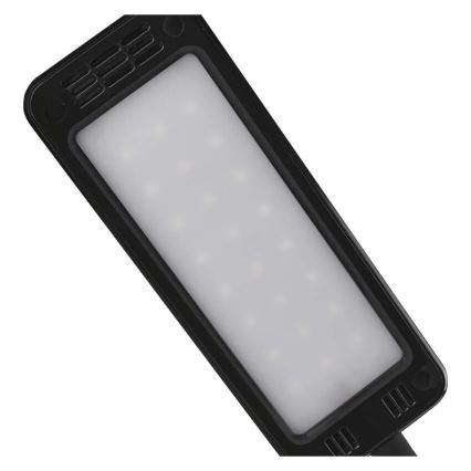 LED Lâmpada de mesa regulável EDDY LED/6W/230V 3000/4500/6800K preta