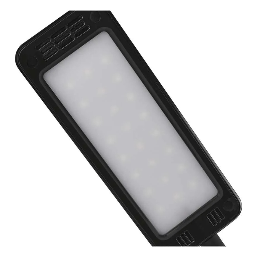 LED Lâmpada de mesa regulável EDDY LED/6W/230V 3000/4500/6800K preta