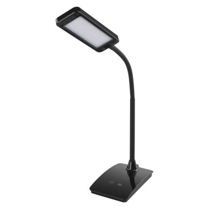 LED Lâmpada de mesa regulável EDDY LED/6W/230V 3000/4500/6800K preta