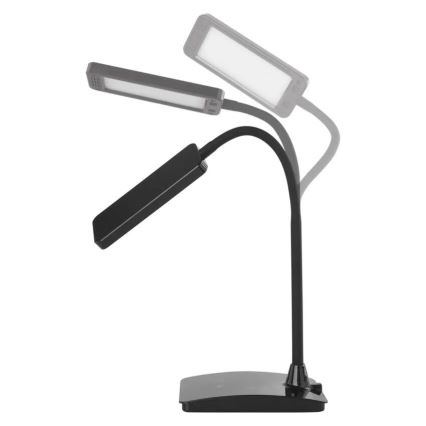 LED Lâmpada de mesa regulável EDDY LED/6W/230V 3000/4500/6800K preta