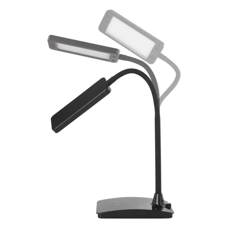 LED Lâmpada de mesa regulável EDDY LED/6W/230V 3000/4500/6800K preta