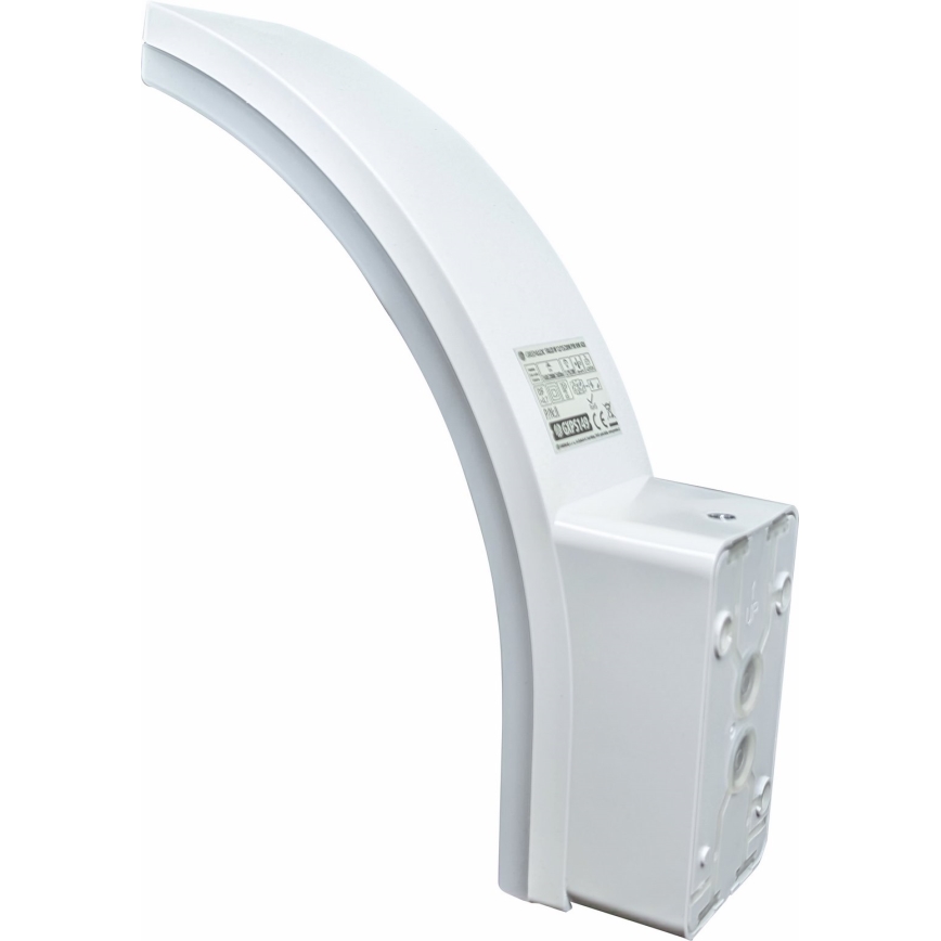 LED Lâmpada de parede exterior dimmável com sensor de movimento e crepuscular LED/12/15/20W/230V IP65 branca