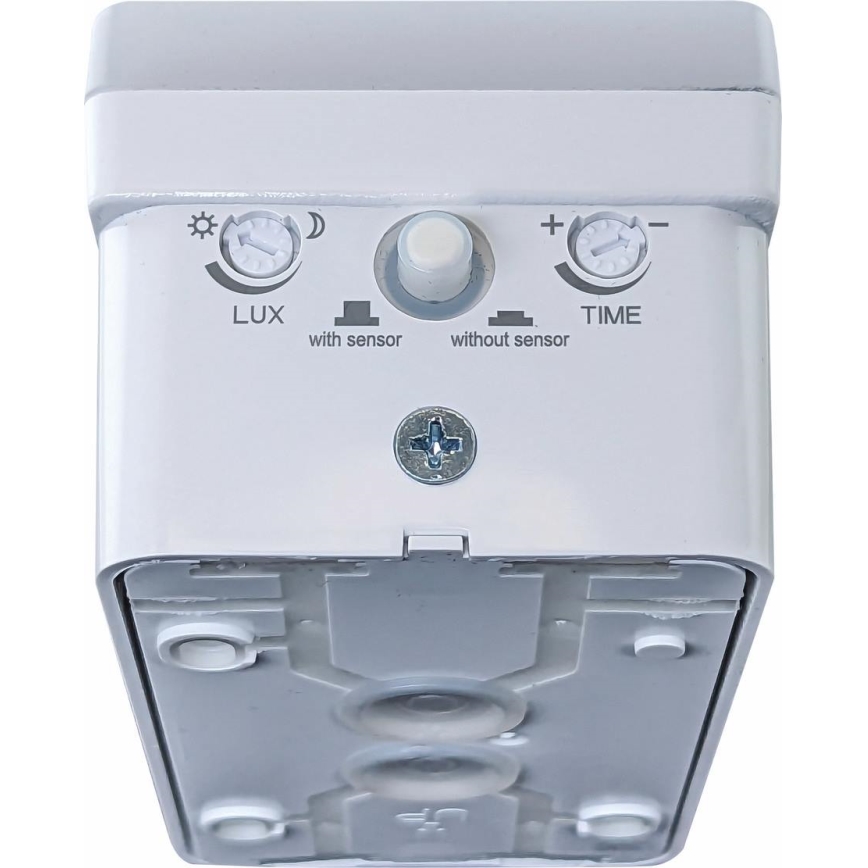 LED Lâmpada de parede exterior dimmável com sensor de movimento e crepuscular LED/12/15/20W/230V IP65 branca