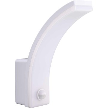 LED Lâmpada de parede exterior dimmável com sensor de movimento e crepuscular LED/12/15/20W/230V IP65 branca