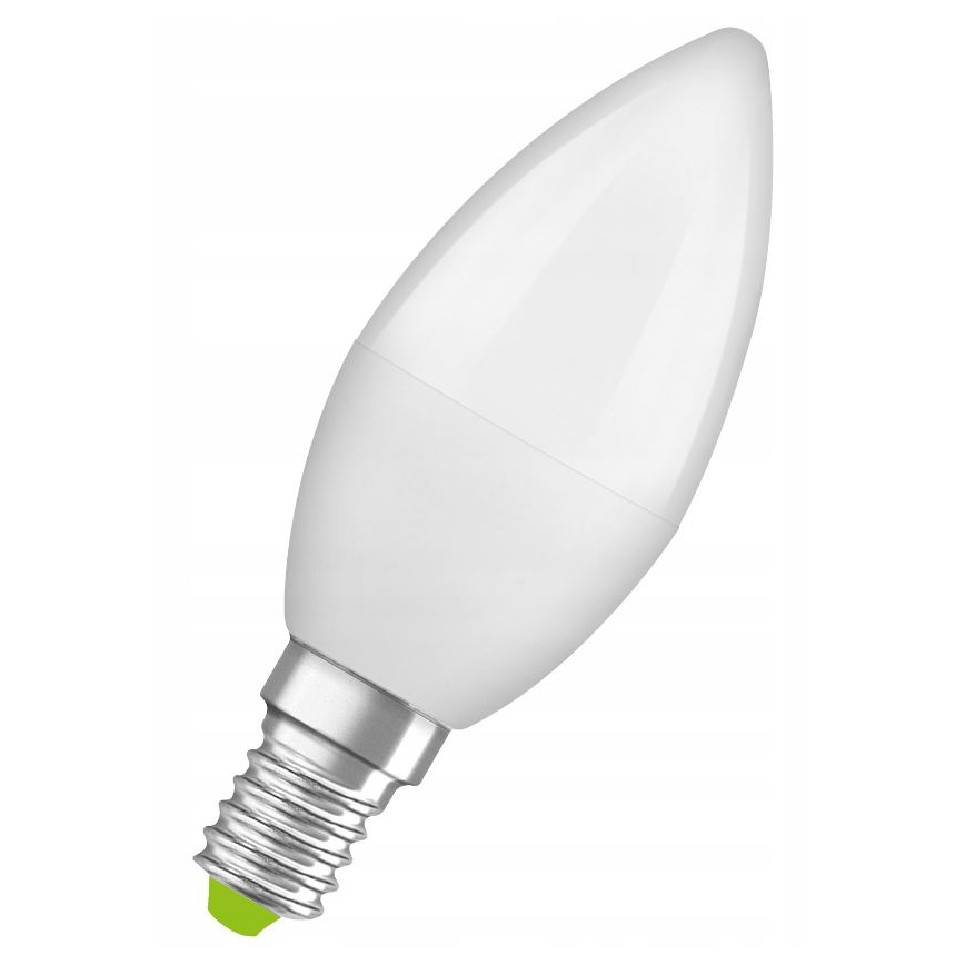 LED Lâmpada fabricada em plástico reciclado B40 E14/4,9W/230V 2700K - Ledvance