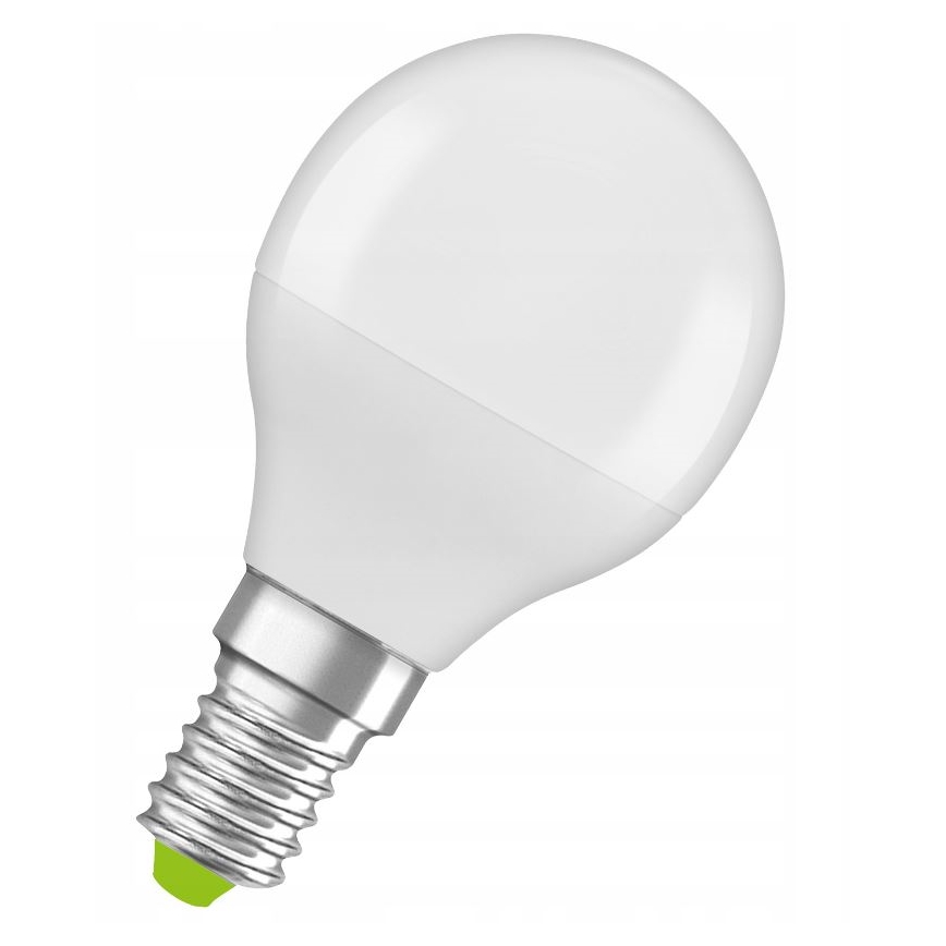 LED Lâmpada fabricada em plástico reciclado P45 E14/4,9W/230V 4000K - Ledvance