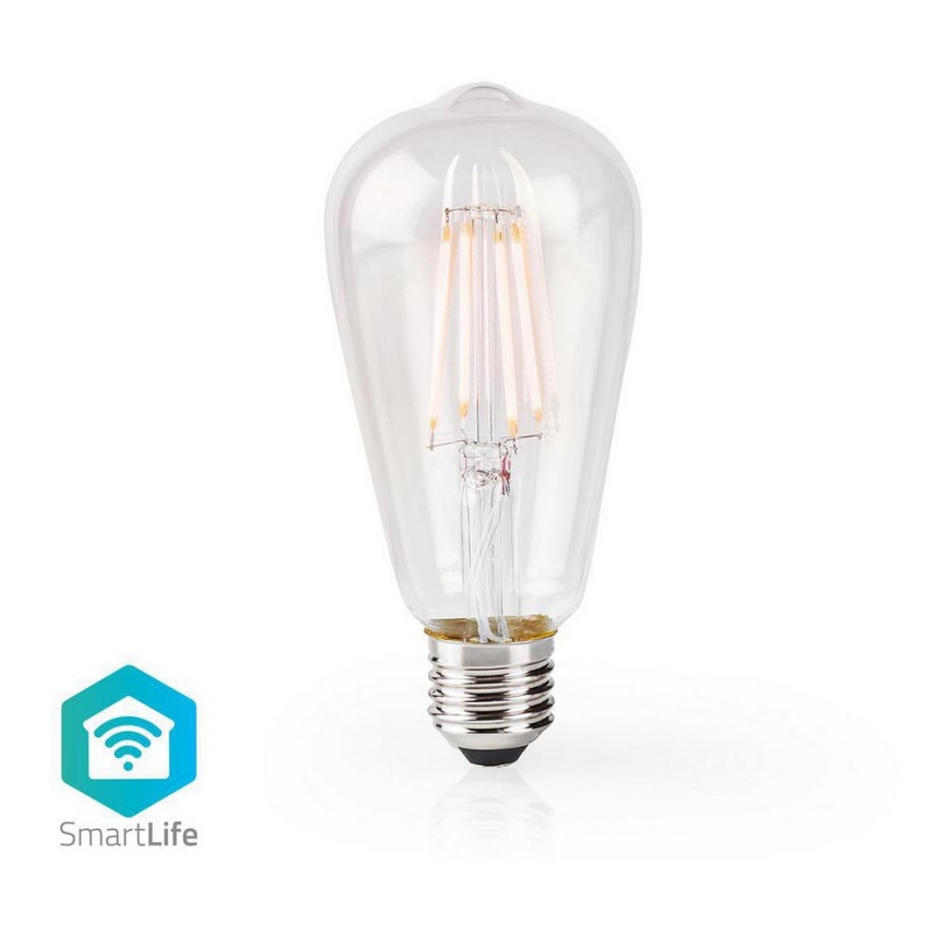 LED Lâmpada inteligente regulável VINTAGE ST64 E27/5W/230V
