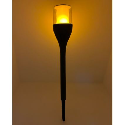 LED Lâmpada solar LED/1,2V 800 mAh IP44 preta